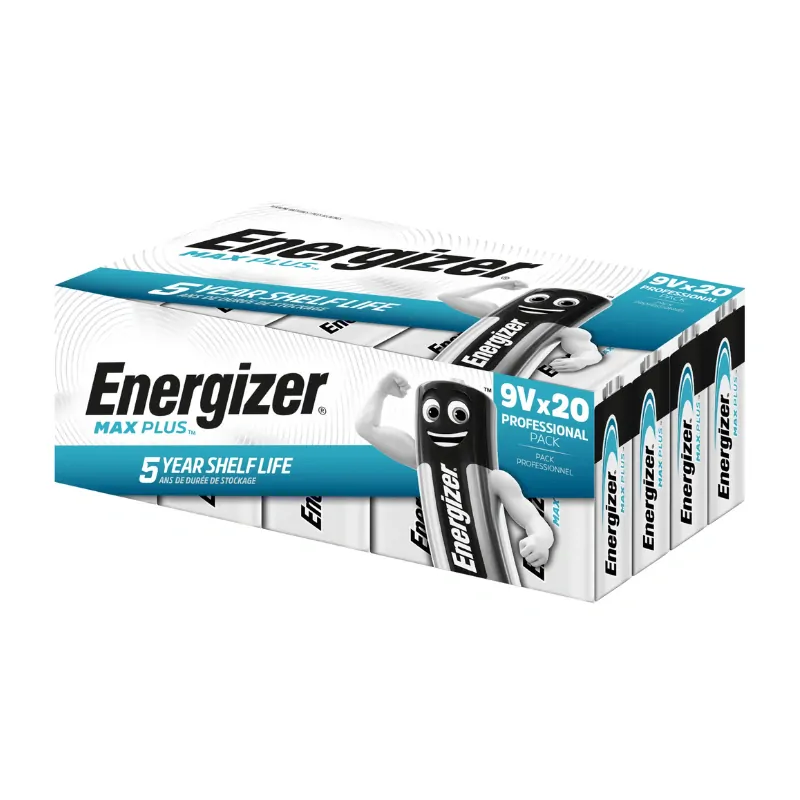 Energizer MAX Plus Professional - 9V baterie 20pack