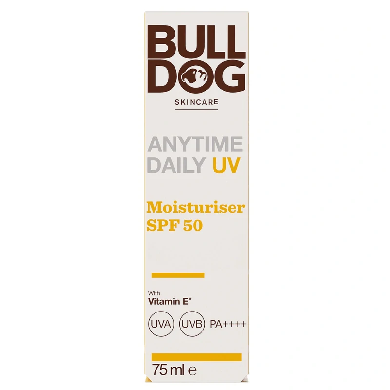 Bulldog Anytime Daily Moisturise UV SFP 50 75 ml